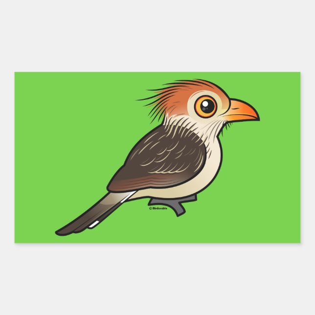 Birdorable Guira Cuckoo Rectangular Sticker (Front)