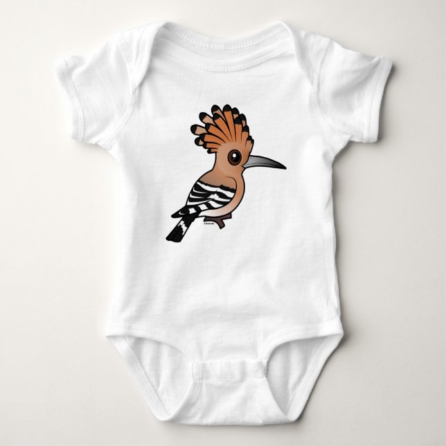 Birdorable Hoopoe Baby Bodysuit (Front)