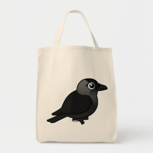 Birdorable Jackdaw Tote Bag
