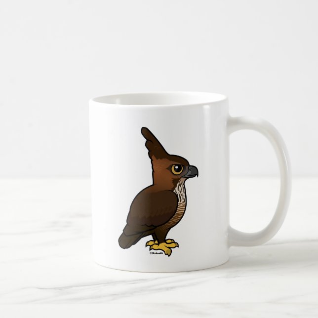 Birdorable Javan Hawk-Eagle (adult & juvenile) Coffee Mug (Right)