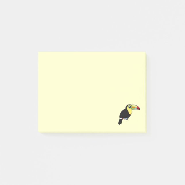 Birdorable Keel-billed Toucan Post-it Notes (Front)