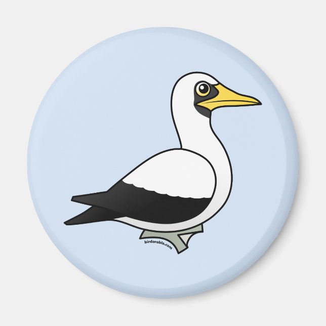 Birdorable Masked Booby Magnet (Front)