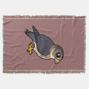 Birdorable Merlin Throw Blanket