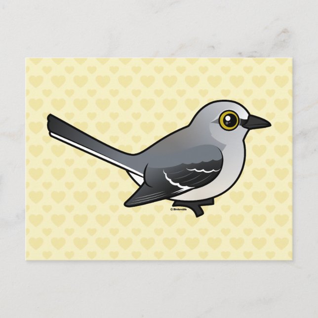 Birdorable Northern Mockingbird Postcard (Front)