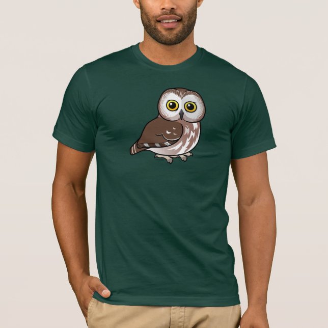 Birdorable Northern Saw-whet Owl T-Shirt (Front)