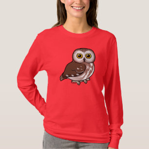 Birdorable Northern Saw-whet Owl T-Shirt