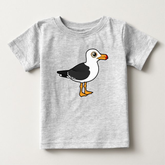 Birdorable Pacific Gull Baby T-Shirt (Front)