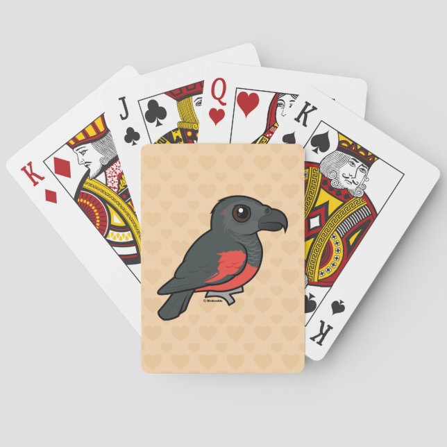 Birdorable Pesquet's Parrot Playing Cards (Back)
