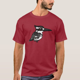 Birdorable Pied Kingfisher T-Shirt
