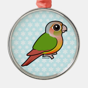 Birdorable Pineapple Green-cheeked Conure Metal Tree Decoration