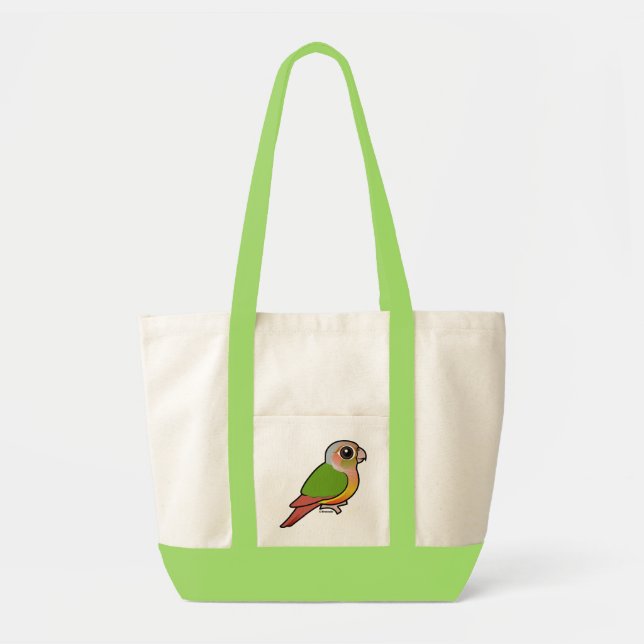 Birdorable Pineapple Green-cheeked Conure Tote Bag (Front)