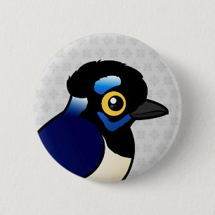 Birdorable Plush-crested Jay 6 Cm Round Badge