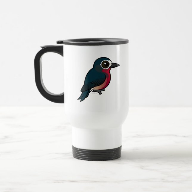 Birdorable Puerto Rican Woodpecker Travel Mug (Left)