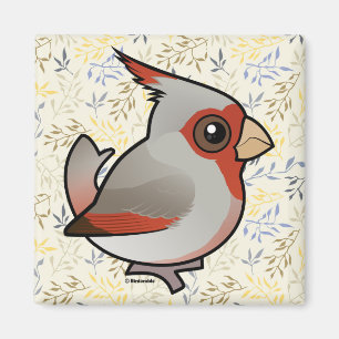 Birdorable Pyrrhuloxia Magnet