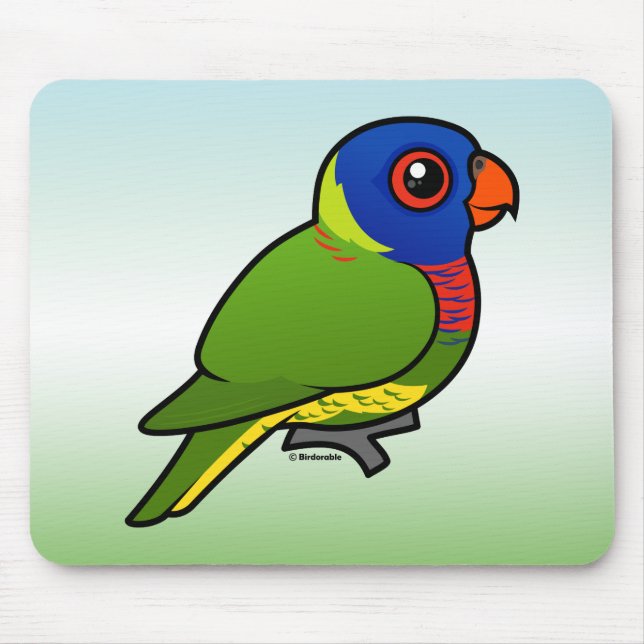 Birdorable Rainbow Lorikeet Mouse Pad (Front)