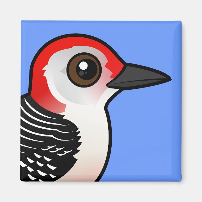 Birdorable Red-bellied Woodpecker Magnet (Front)