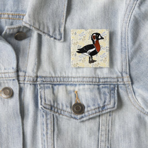 Birdorable Red-breasted Goose 15 Cm Square Badge