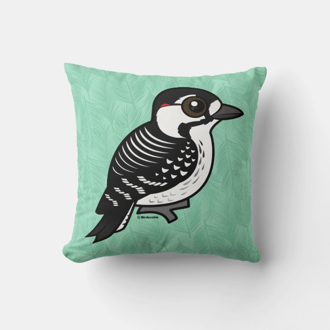 Birdorable Red-cockaded Woodpecker Cushion (Front)