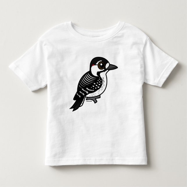 Birdorable Red-cockaded Woodpecker Toddler T-Shirt (Front)