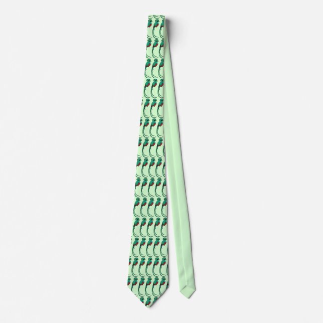 Birdorable Resplendent Quetzal Tie (Front)