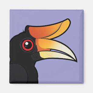 Birdorable Rhinoceros Hornbill Magnet