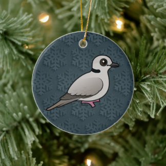 Birdorable Ring-necked Dove Ceramic Tree Decoration