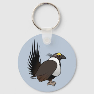 Birdorable Sage Grouse Key Ring