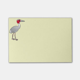 Birdorable Sarus Crane Post-it Notes