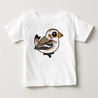 Birdorable Snow Bunting Baby T-Shirt