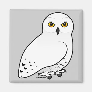 Birdorable Snowy Owl Magnet