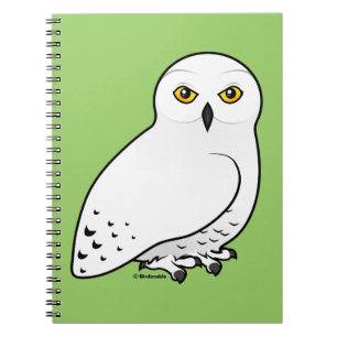 Birdorable Snowy Owl Spiral Notebook