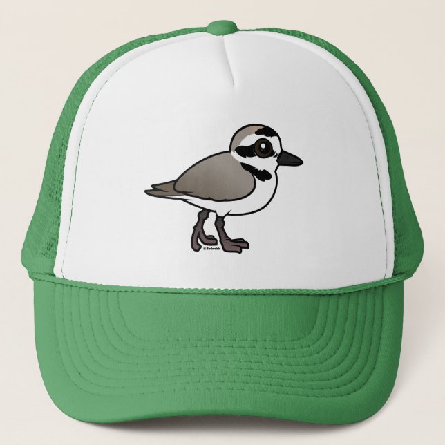 Birdorable Snowy Plover Trucker Hat (Front)