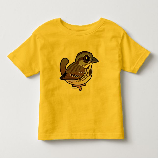 Birdorable Song Sparrow Toddler T-Shirt (Front)