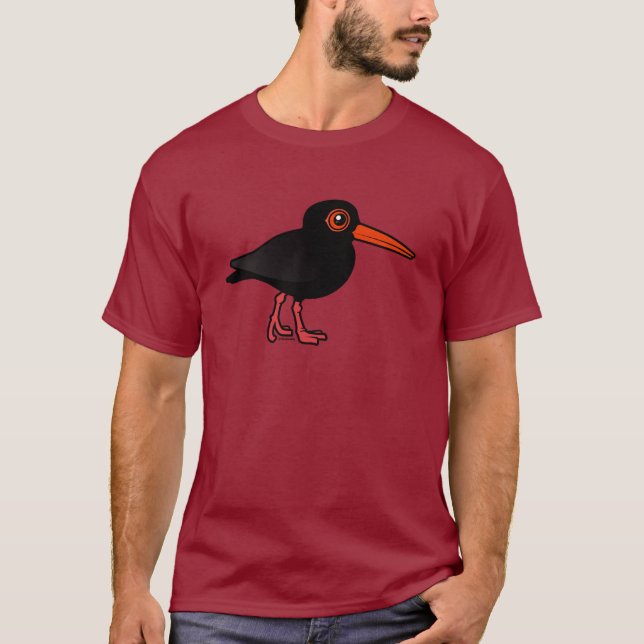 Birdorable Sooty Oystercatcher T-Shirt (Front)
