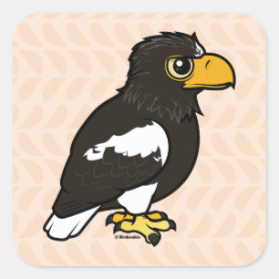Birdorable Steller's Sea Eagle Square Sticker