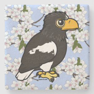 Birdorable Steller's Sea Eagle Stone Coaster