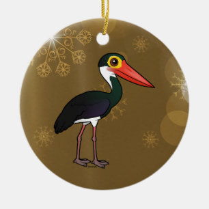 Birdorable Storm's Stork Ceramic Tree Decoration