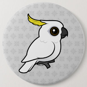 Birdorable Sulphur-crested Cockatoo 6 Cm Round Badge