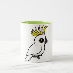 Birdorable Sulphur-crested Cockatoo Two-Tone Coffee Mug