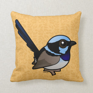 Birdorable Superb Fairywren Cushion