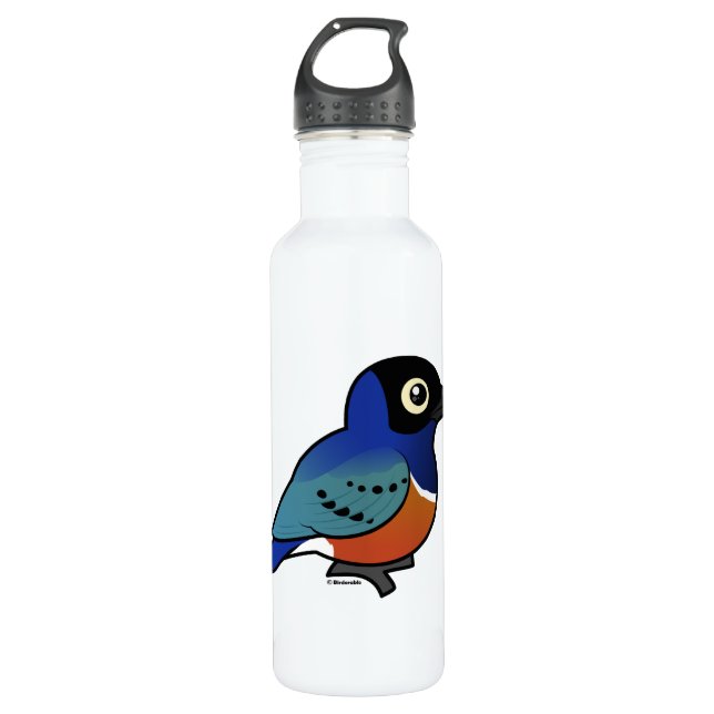 Birdorable Superb Starling 710 Ml Water Bottle (Front)