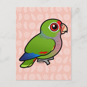 Birdorable Vinaceous Parrot Postcard