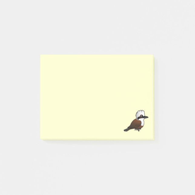 Birdorable White-crested Laughingthrush Post-it Notes (Front)