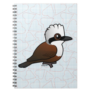 Birdorable White-crested Laughingthrush Spiral Notebook