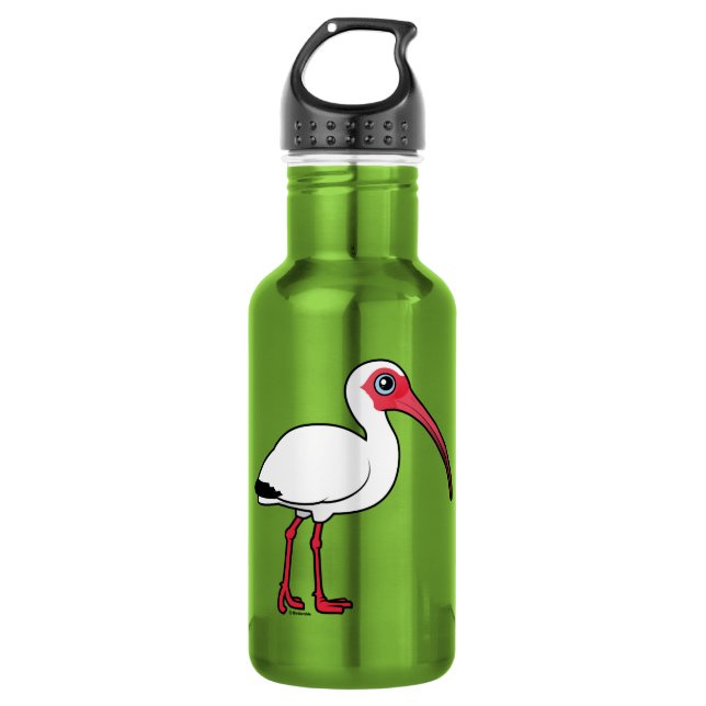 Birdorable White Ibis 532 Ml Water Bottle (Front)