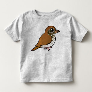 Birdorable Wood Thrush Toddler T-Shirt
