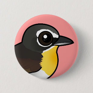 Birdorable Yellow-breasted Chat 6 Cm Round Badge