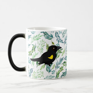 Birdorable Yellow-shouldered Blackbird Magic Mug