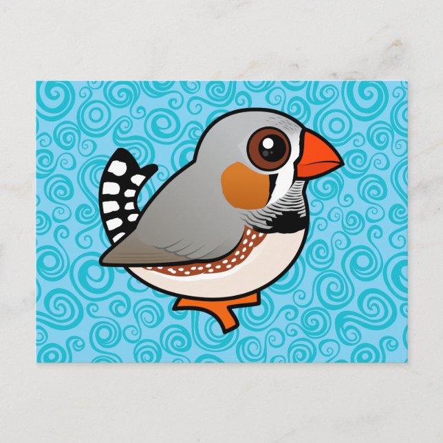 Birdorable Zebra Finch Postcard (Front)