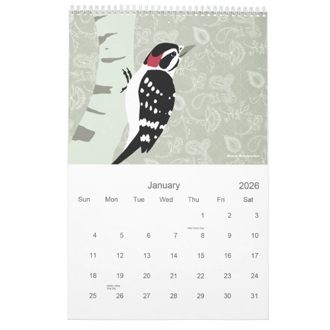 Birds 2009 calendar (Jan 2026)